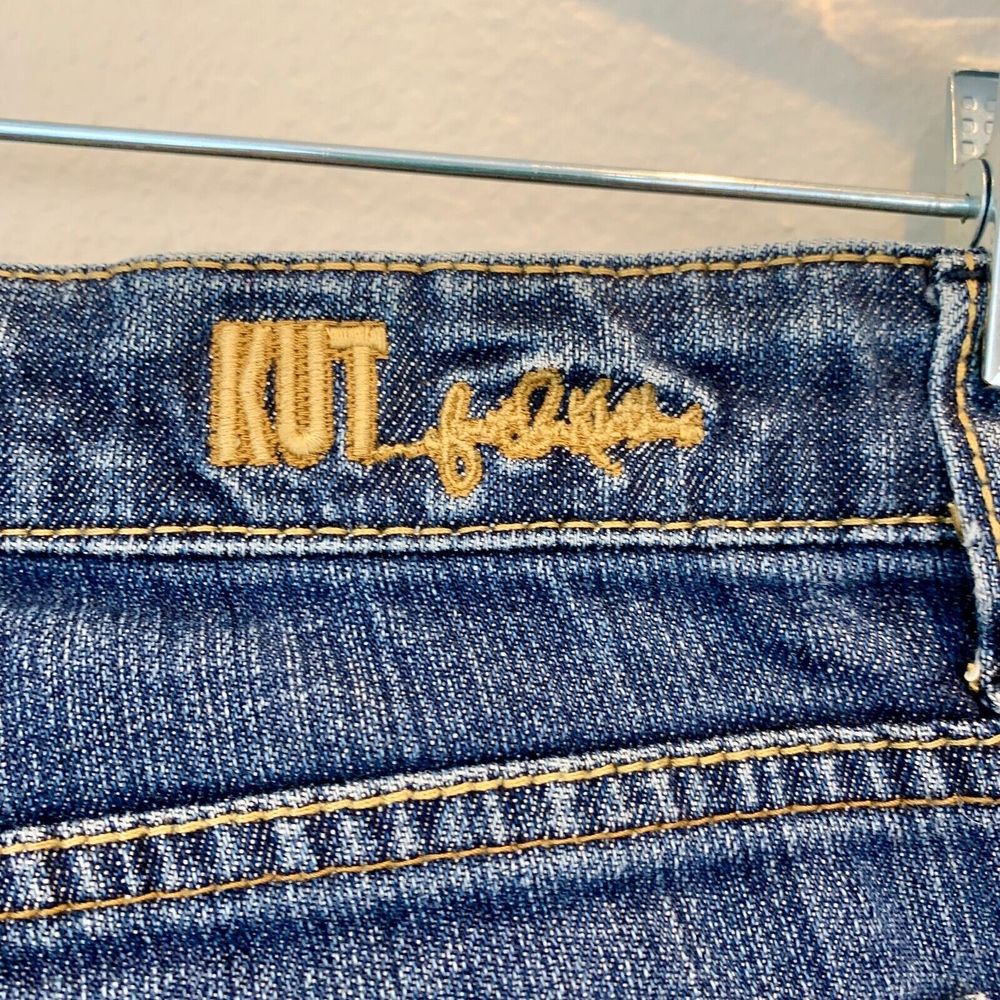 Kut From the Kloth Straight Leg Jeans Womens Size 6 Medium Wash - Picture 11 of 15